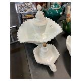 Milk Glass Lot