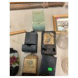 5 Vintage Matchbook Holders