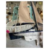 Ship Wicker Napkin Basket