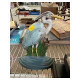 Cast Iron Heron Bird Door Stop