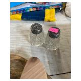 Antique Sterling Lid Salt & Pepper Shakers