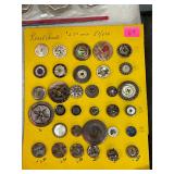 Rare Antique Buttons Lot