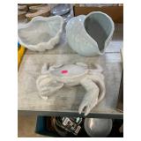 Crab and 2 Seashells