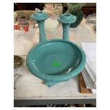 Koi Fish Center Dish & Candle Holders