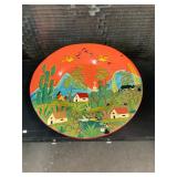 Large Mexican Art Plate