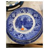 Blue and White Wedgewood Plates
