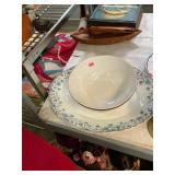 Bowl and Antique Platter