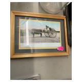 Newport News VA Americana Framed Postcard