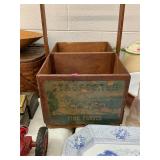 Antique Stage Coach Fruit Wooden Crate