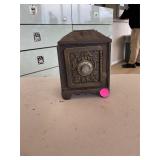 Cast Iron Antique Coin Deposit Safe Bank
