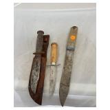 3 Vintage Knives