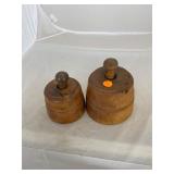 2 Antique Butter Molds