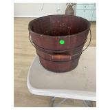 Antique Wooden Bucket