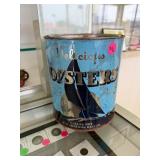 I W Webb Weems VA Gallon Oyster Can