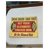 Vintage Snap On Metal Advertising Sign