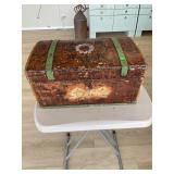 Antique Painted Trunk