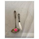 Sterling Handle Ladle Sterling Handle MOP Knife