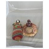 China Head and Americana Needle Cushion Dolls
