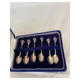 Set of Silver Soviet Presentation Spoons