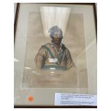 Spring Frog Cherokee Chief Bowens Lithograph