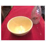 Vintage Richmond Milk Bottle and Antique Bowl