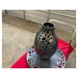 Large Decorative Plate & Vase