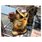 Vintage Owls & Shelf Decor Lot