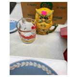 Small Vintage Owl Pitcher & Garfield Cup