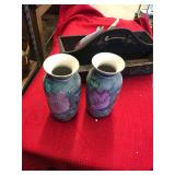 Asian Art Vases & Flower Tray