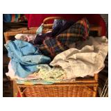Basket with Doll Clothes Contents