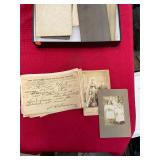Antique Ephemera and Photo Tray Lot
