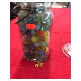 Antique Jar of Marbles