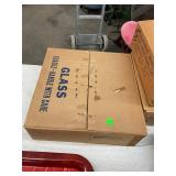 NOS Vintage Glass Serving Tray