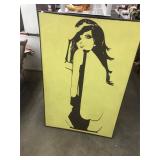 Large Woman Painting Patricia Jagoda Signed MCM