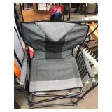 High Sitting Camp Chair with Folding Table