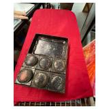 Antique Tin Spice Tea Box