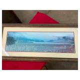 Panoramic Print "Hendrey" in Frame