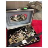 Vintage Costume Jewelry & Case