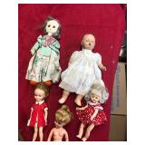 Basket of Antique Dolls