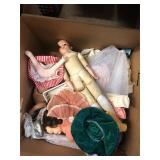 Antique Doll Box Lot