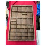 Wooden Shadow Box Hanging Shelf