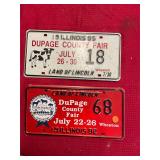 Illinois State Fair License Plates