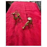Brass Deer Candle Holders