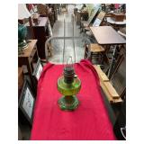 Green Aladdin Oil Lamp