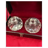 Imported Crystal Candle Holders