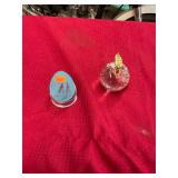 2 Art Glass Paper Weight