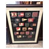 Colours of the Gray Confederate Flag Wall Display