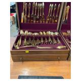 Set of Gold Flatware