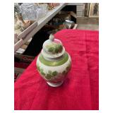Green Oriental Ginger Jar