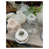 Antique Lamp Globes and Shades